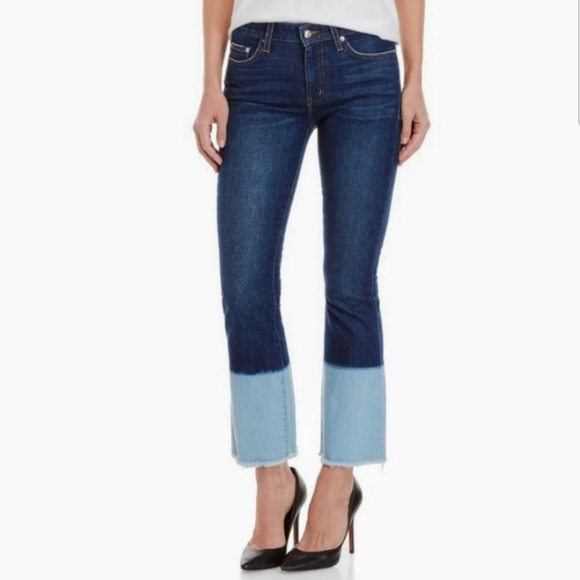 10 Crosby Derek Lam Denim - DEREK LAM 10 CROSBY Denim Cropped Flare Leg Jeans